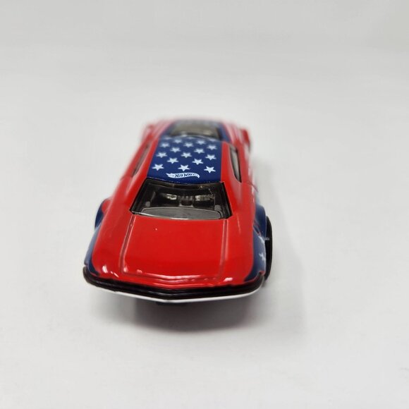 Hot Wheels Muscle Speeder Red & Blue Stars & Stripes Die-Cast - Picture 6 of 7